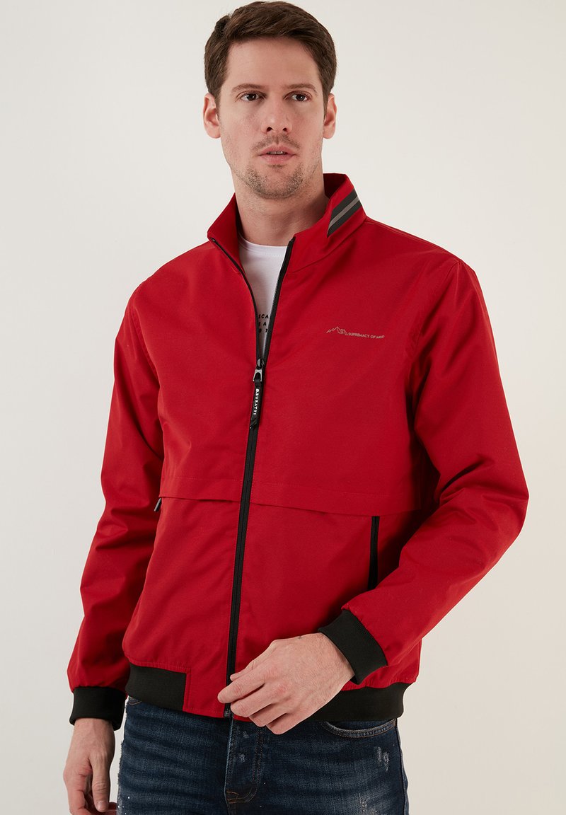 Buratti Light jacket red Zalando.ie