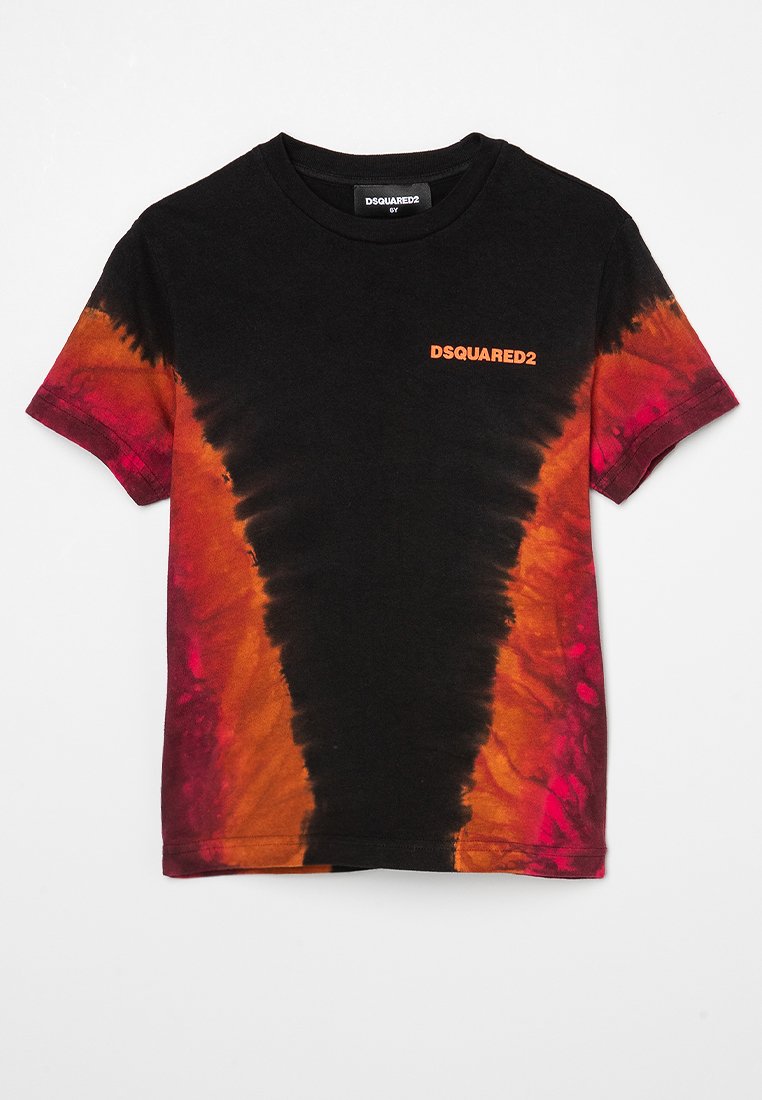 Dsquared2 T-shirt print zwart