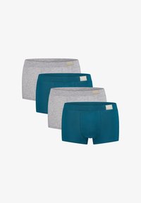 Ausgewählt, grau/türkis