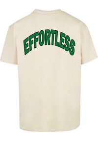Merchcode ATTITUDE HEAVY - Camiseta estampada - sand
