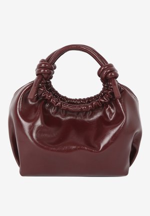 HVISK, JOLLY RAW STRUCTURE - Τσάντα χειρός - deep burgundy