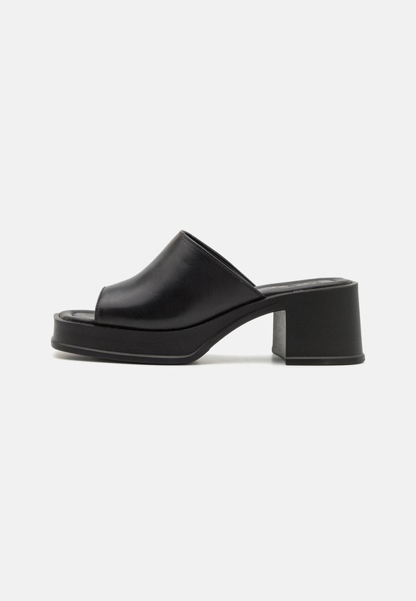 LEATHER - Pantolette hoch