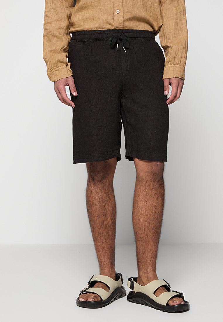 Le Monde du Lin Shorts zwart Le Monde du Lin Shorts zwart