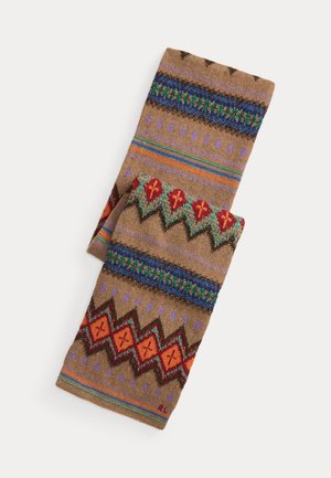 Polo Ralph Lauren, JACQUARD-KNIT WOOL-BLEND SCARF UNISEX - Bufanda - multi-coloured