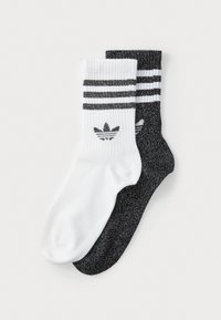 adidas Originals - GLITTER 2 PACK - Zeķes - black/white Miniatūras attēls 1