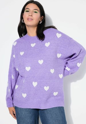 HEARTS - Strickpullover - purple