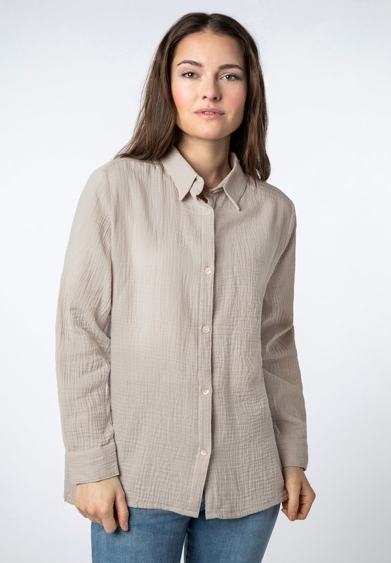 Sublevel Hemdbluse - light beige
