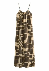 Unausgewählt, brown cream print