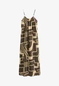 Non selezionato, brown cream print