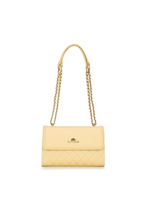 QUILTED FLAP  - Handtas - yellow