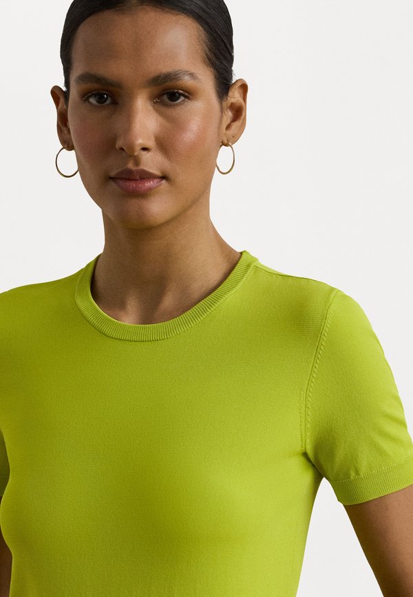 EYELAH SHORT SLEEVE - Basic T-shirt - lime chartreuse3