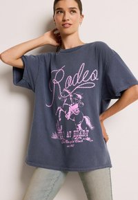 Next REGULAR FIT - Tričko s potlačou - blue