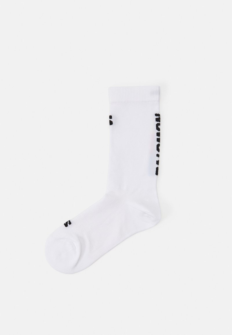 Salomon PULSE RACE FLAG CREW UNISEX - Nogavice - white/bright red/lemon