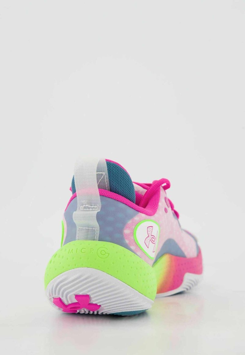 under armour basketball shoes pink