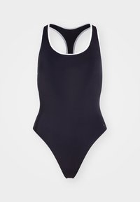 Tommy Hilfiger ESSENTIALS RACERBACK ONE PIECE - Maudymosi kostiumėlis - desert sky