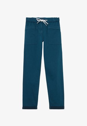 Breal MIT KORDELZUG - Pantalon classique - bleu canard