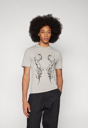 YOURTURN UNISEX - Print T-shirt - grey