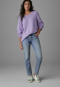 Next COMFORT STRETCH MOM TALL - REGULAR FIT - Traperice ravnih nogavica - mid blue