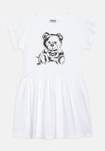 LOVE MOSCHINO Vestido Corto Negro Con Estampado De Lazo Y Bolsillos Para Mujer Talla IT38 UK6 US2 - México