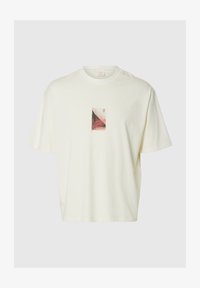 Atlasīts, egret print stairs front