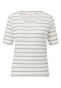 s.Oliver T-shirt print - wollweiß