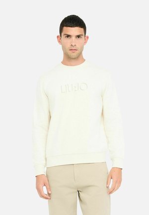 WITH LOGO - Sweatshirt - beige