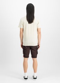 Alpha Industries CREW - Kratke hlače - hunter brown