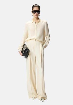 Pinko, CRACKERS CAMICIA CREPE DE CHINE - Bluza s gumbima - white