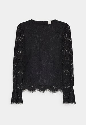 YAS YASPERLA TOP - Blusa - black