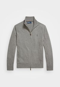 WOOL FULL-ZIP SWEATER - Jopica - fawn grey heather