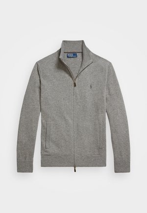 Polo Ralph Lauren WOOL FULL-ZIP SWEATER - Cardigan - fawn grey heather