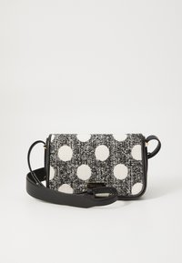 LIV TWEED SMALL FLAP CROSSBODY - Torba preko tijela - black