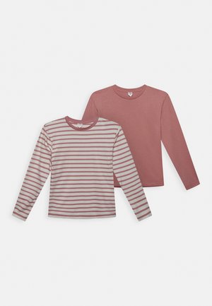 Long sleeved top - clay beige pink