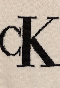 Calvin Klein Jeans BABY MONOGRAM LOGO UNISEX - Strickpullover - whitecap gray