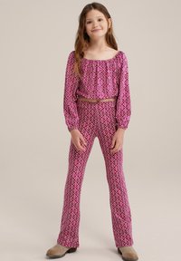 WE Fashion - Ilgarankovis viršutinės dalies drabužis - rosa Miniatiūros vaizdas 1