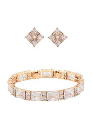 SET - Øreringe - rose gold white