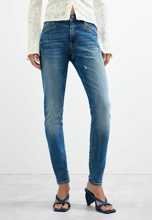 Desigual, SKINNY JEANS - Jean slim - blue