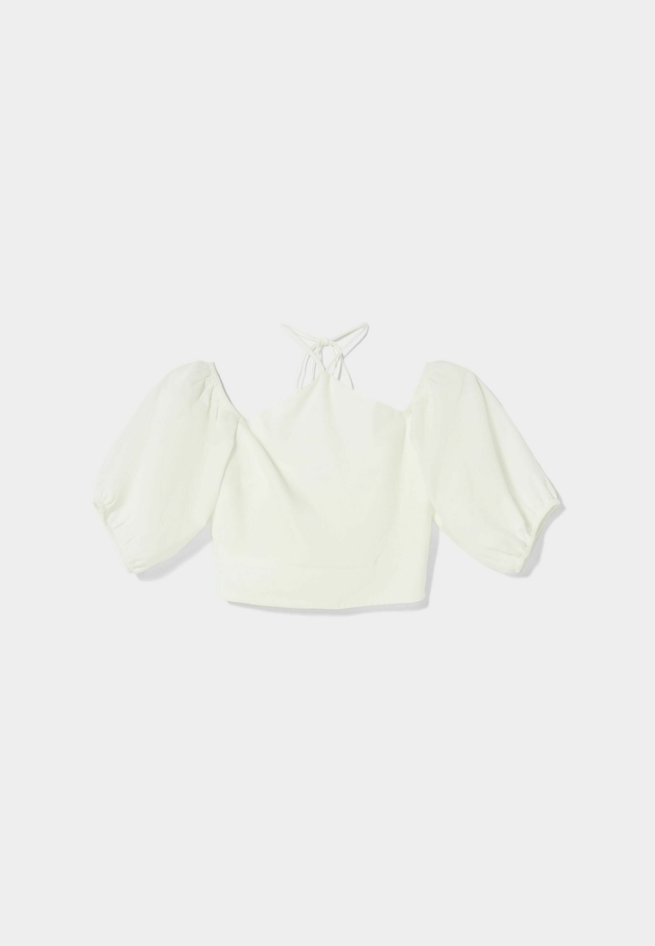 Bershka RUSTIC HALTERNECK OFF THE 