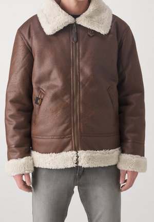 Kunstlederjacke - brown
