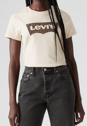 T-Shirt print - beige