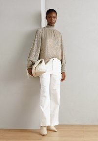 Mos Mosh GLAM BLOUSE - Palaidinė - mourning dove