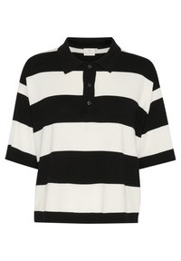 Polo majica - black chalk bold stripe