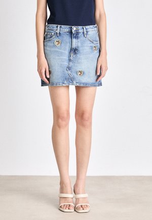 IZZIE SKIRT - Denimová sukňa - denim medium