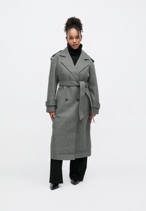 Klasický kabát - mottled grey