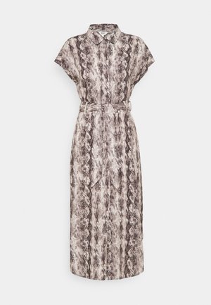 Vestido camisero - beige