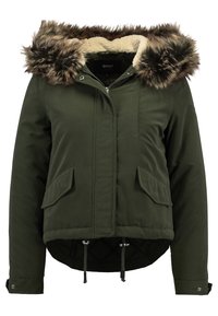 ONLY Petite Allvädersjacka - mottled dark grey