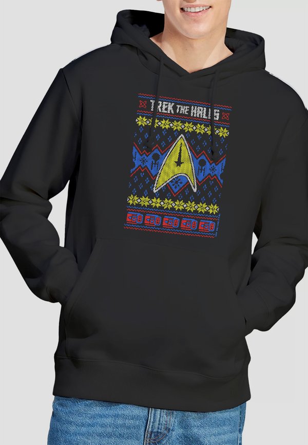 STAR TREK TREK THE HALLS UGLY CHRISTMAS - Kapuzenpullover