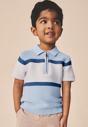 Next, REGULAR FIT - BLOCK  - Polo - blue