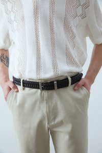 Zign UNISEX - Gürtel - black/silver