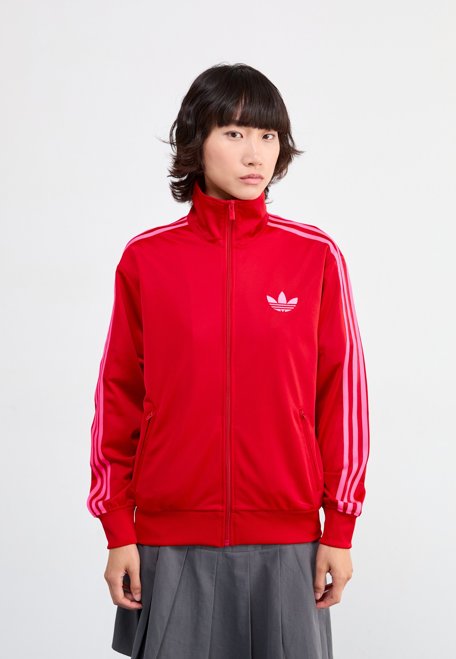 Adidas Floral Chamarra Adidas Mujer Roja Adidas Originals FIREBIRD